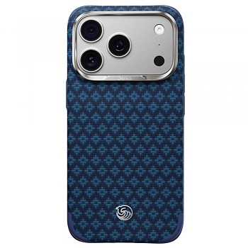 Benks Armor Grid Edge X9 Kevlar kryt pro iPhone 18 Pro Max / 17 Pro Max modrý