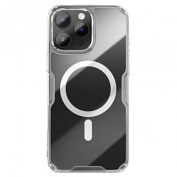 Nillkin Nature TPU Pro MagSafe kryt pro iPhone 16 Pro průhledný