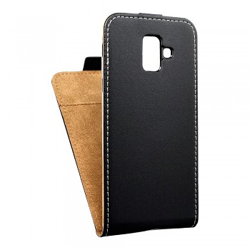 Vertikální flipové pouzdro Slim Flexi Fresh pro Samsung Galaxy A6 2018 černé