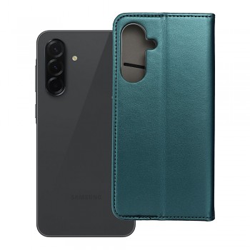 Pouzdro Smart Magneto pro Samsung Galaxy A36 tmavě zelené