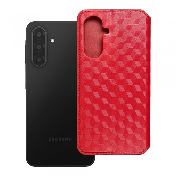 Knížkové pouzdro Cubic Book pro Samsung Galaxy A17 červené