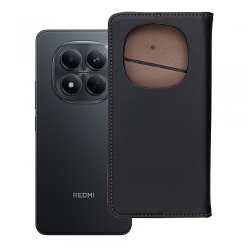 Knížkové kožené pouzdro Smart Pro pro Xiaomi Redmi Note 15 5G černé