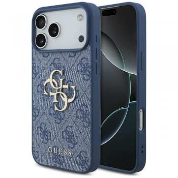 Kryt Guess 4G Big Logo pro iPhone 18 Pro Max / 17 Pro Max modrý