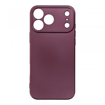 Kryt Metallic pro iPhone 18 Pro Max / 17 Pro Max tmavě třešňový