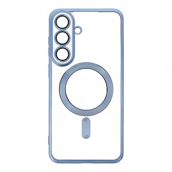 Kryt Electro Mag Cover pro Samsung Galaxy S26 FE s podporou MagSafe modrý