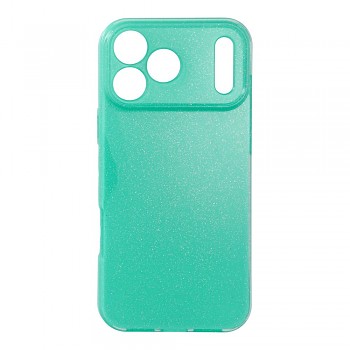 Třpytivý kryt Clear Case 2 mm pro iPhone 18 Pro Max / 17 Pro Max mátový