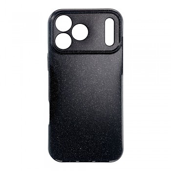 Třpytivý kryt Clear Case 2 mm pro iPhone 18 Pro Max / 17 Pro Max černý