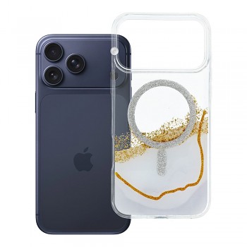 Kryt Golden pro iPhone 18 Pro Max / 17 Pro Max kompatibilní s MagSafe bílý