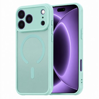 Techsuit HaloFrost II MagSafe kryt pro iPhone 18 Pro / iPhone 17 Pro mátově zelený
