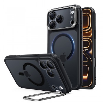 ESR Classic Hybrid HaloLock Kickstand kryt pro iPhone 18 Pro Max / iPhone 17 Pro Max matný černý