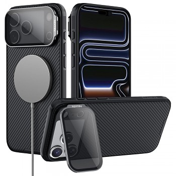 Nillkin CamShield Prop Magnetic kryt na iPhone 18 Pro / iPhone 17 Pro černý