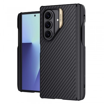 Nillkin Synthetic Fiber Pro Magnetic kryt pro Samsung Galaxy Z Fold7 s držákem na S Pen zlatý