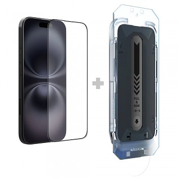 Nillkin CP+PRO ochranné tvrzené sklo pro iPhone 16 s aplikátorem černé