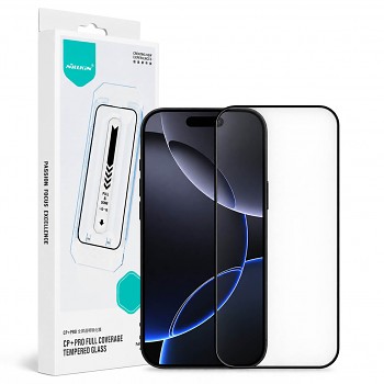 Nillkin CP+PRO Anti-Explosion tvrzené sklo pro iPhone 16 Pro s aplikátorem černé