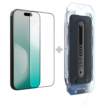 Nillkin CP+PRO ochranné tvrzené sklo s aplikátorem pro iPhone 18 Pro / iPhone 17 Pro černé