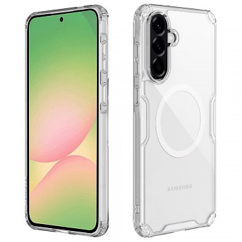 Nillkin Nature TPU Pro MagSafe kryt pro Samsung Galaxy A56 5G bílý