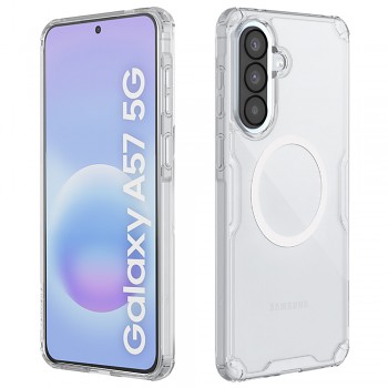 Nillkin Nature TPU Pro MagSafe kryt pro Samsung Galaxy A57 5G bílý