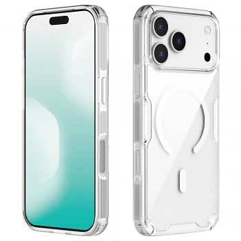 Nillkin Nature TPU Pro MagSafe kryt pro iPhone 18 Pro / iPhone 17 Pro bílý