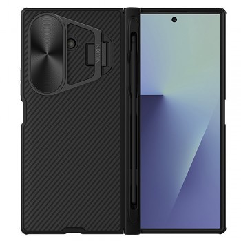 Nillkin CamShield Prop Magnetic kryt pro Samsung Galaxy Z Fold7 s kovovou krytkou fotoaparátu a držákem na pero S Pen černý