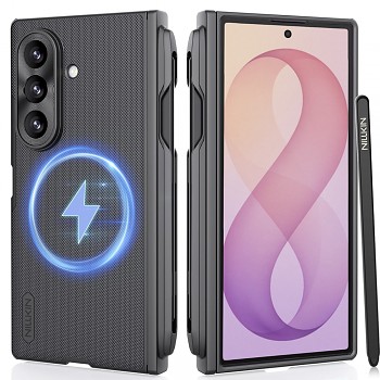 Nillkin Super Frosted Shield Fold Magnetic Pen Holder kryt pro Samsung Galaxy Z Fold8 Ultra černý