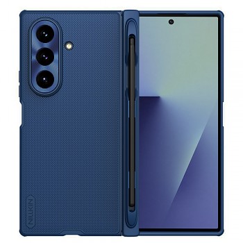 Nillkin Super Frosted Shield Fold Magnetic Pen Holder kryt pro Samsung Galaxy Z Fold7 modrý