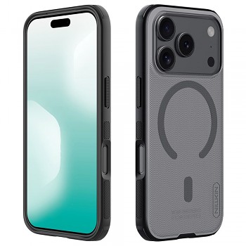 Nillkin Super Frosted Shield Pro Magnetic kryt pro iPhone 18 Pro / iPhone 17 Pro průsvitný černý
