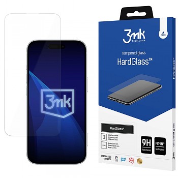 Tvrzené sklo 3mk HardGlass na iPhone 18 Pro / Phone 17 Pro / Phone 17 / Phone 16 Pro čiré
