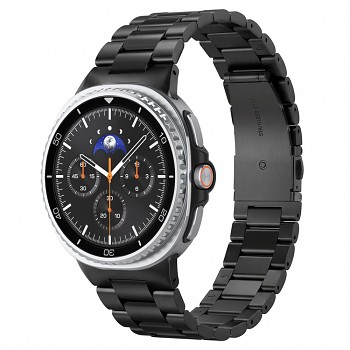 Spigen Modern Fit 316L AMP11608 řemínek pro Samsung Galaxy Watch9 / Watch8 40mm / 44mm / Watch8 Classic černý