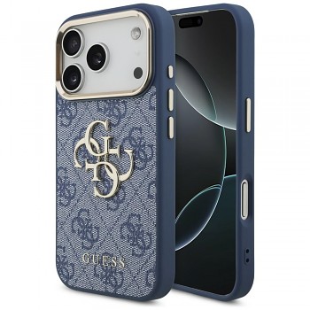 Guess Hardcase 4G Big Classic Logo GUHCP18X4GMGCBL kryt pro iPhone 18 Pro Max / iPhone 17 Pro Max modrý