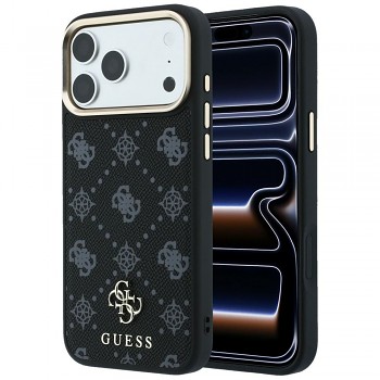 Guess Peony 4G Small Logo MagSafe GUHMP18L6PGS4NPK kryt pro iPhone 18 Pro / iPhone 17 Pro černý