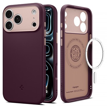 Kryt Spigen Caseology Nano Pop MagSafe ACS12179 na iPhone 18 Pro / iPhone 17 Pro vínový Burgundy Bean