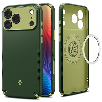 Spigen Caseology Nano Pop Hybrid MagSafe ACS12176 kryt pro iPhone 18 Pro / iPhone 17 Pro zelený Avo Green