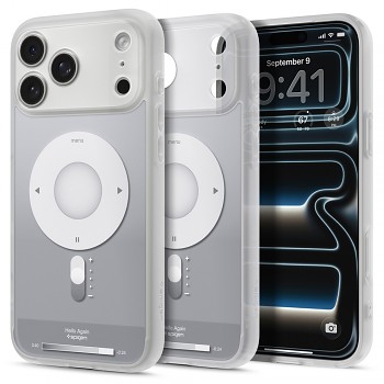 Spigen Ultra Hybrid Classic MagSafe ACS12167 zadní kryt pro iPhone 18 Pro / iPhone 17 Pro stříbrný