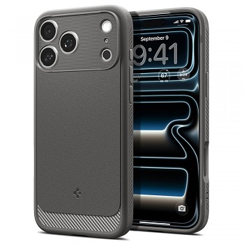 Kryt Spigen Rugged Armor MagSafe ACS12148 na iPhone 18 Pro / iPhone 17 Pro šedý