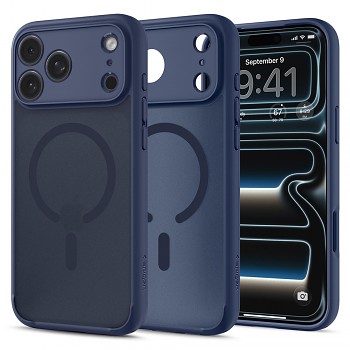 Spigen Ultra Hybrid MagSafe ACS11918 kryt pro iPhone 18 Pro Max / iPhone 17 Pro Max tmavě modrý