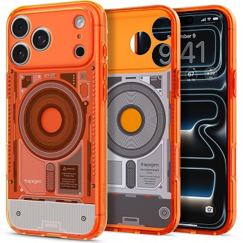 Kryt Spigen Ultra Hybrid C-One MagSafe ACS11986 na iPhone 18 Pro / iPhone 17 Pro oranžový Tangerine