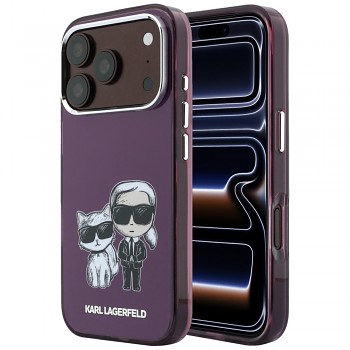 Karl Lagerfeld Hardcase MagSafe IML KC Bodies Sketch Print KLHMP18L6HKCIDR kryt pro iPhone 18 Pro / iPhone 17 Pro vínový