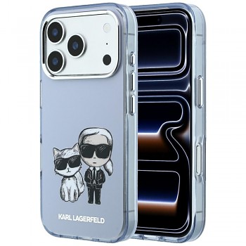 Karl Lagerfeld HC MagSafe IML KC Bodies Sketch Print KLHMP18X6HKCIDB kryt pro iPhone 18 Pro Max / iPhone 17 Pro Max modrý