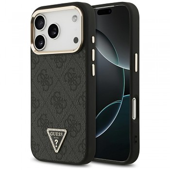 Guess Hardcase 4G Triangle Logo MagSafe GUHMP18LP4GTDGMK kryt pro iPhone 18 Pro / iPhone 17 Pro černý