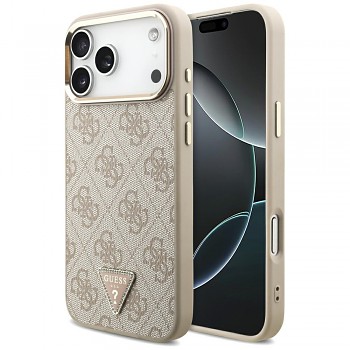 Guess Hardcase 4G Triangle Logo MagSafe GUHMP18XP4GTDGMP kryt pro iPhone 18 Pro Max / iPhone 17 Pro Max růžový
