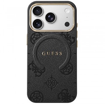 Guess 4G Embossed Ring Classic Logo MagSafe GUHMP18XP4MSEGK kryt pro iPhone 18 Pro Max / iPhone 17 Pro Max černý