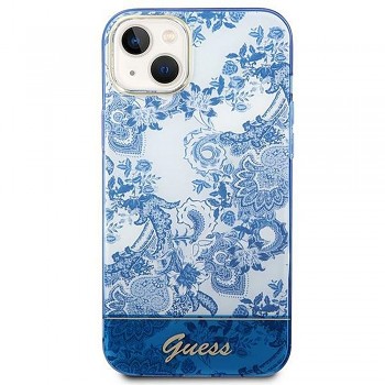 Guess IML Electro Cam TDJ kryt pro iPhone 14 Plus GUHCP14MHGPLHB modrý