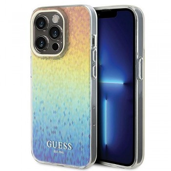 Guess IML Faceted Mirror kryt pro iPhone 14 Pro GUHCP14LHDECMI vícebarevný