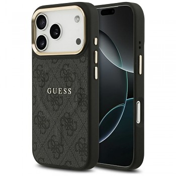 Guess 4G PU Classic Logo MagSafe kryt pro iPhone 17 Pro GUHMP17LP4MSEGCK černý