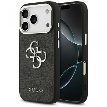 Guess 4G Big 4G Classic Logo kryt pro iPhone 17 Pro GUHCP17LP4G4SMCK černý
