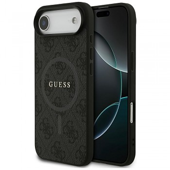 Kryt Guess 4G Ring Classic Logo MagSafe pro iPhone 17 Air GUHMP17MG4GFRK černý