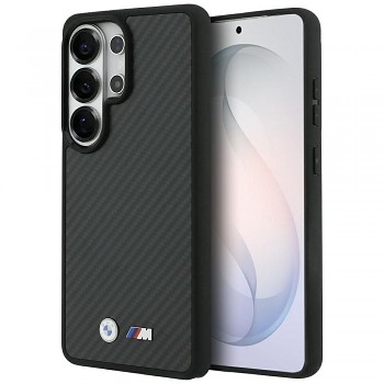 BMW kryt pro Samsung Galaxy S26 Ultra BMHMS26L24CFMMK M Kevlar Logo MagSafe černý