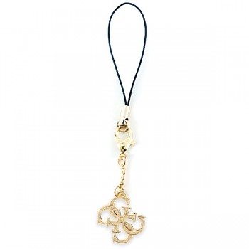 Přívěsek na telefon Guess Charms GUCPM4GID 4G Glitter Charm zlatý