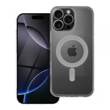 Kryt Clear Mag Cover pro iPhone 16 Pro Max kompatibilní s MagSafe průhledný