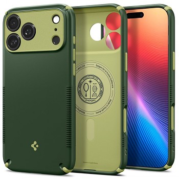 Spigen Nano Pop Hybrid kryt pro iPhone 18 Pro Max / 17 Pro Max s MagSafe zelený